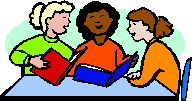 Picture of kids reading in group